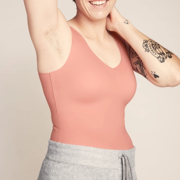 Knix buy the luxelift shelf bra pink ginger tank - Picture 3 of 8